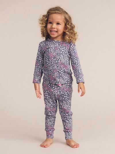 Huxbaby - Midnight Flower Garden Sleep Set - HB9129W25 Long Sleeve Pyjamas Huxbaby 