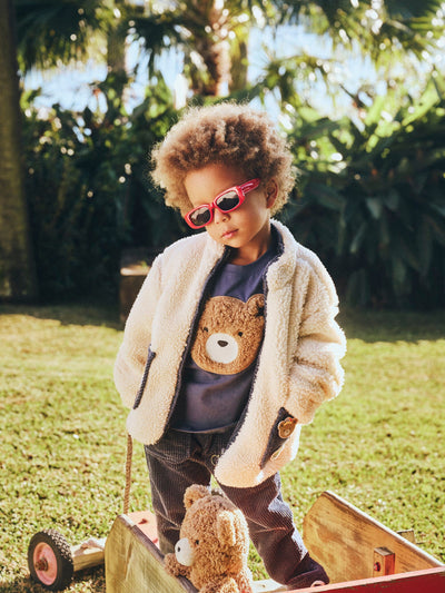 Huxbaby - Midnight Furry Huxbear Top - HB2087W25 Long Sleeve Top Huxbaby 