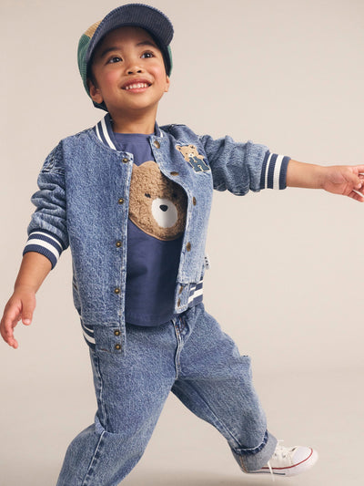 Huxbaby - Midnight Furry Huxbear Top - HB2087W25 Long Sleeve Top Huxbaby 