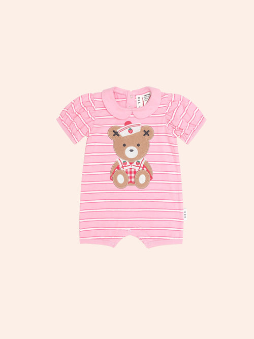 Huxbaby - Nautical Huxette Collar Romper | Multi