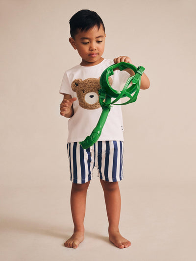 Huxbaby - Nautical Stripe Swim Short - HB7203S25 Swim Shorts Huxbaby 