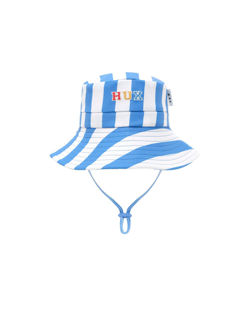 Huxbaby - Nautical Stripe Swimhat | Nautical / Almond Milk Stripe