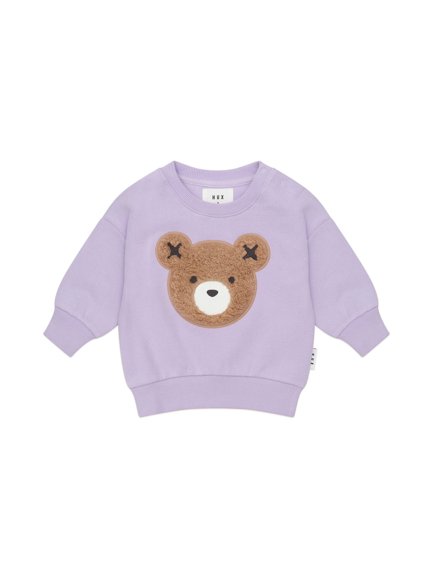 Huxbaby - Orchid Furry Huxbear Sweatshirt - HB3253W25 Jumper Huxbaby 