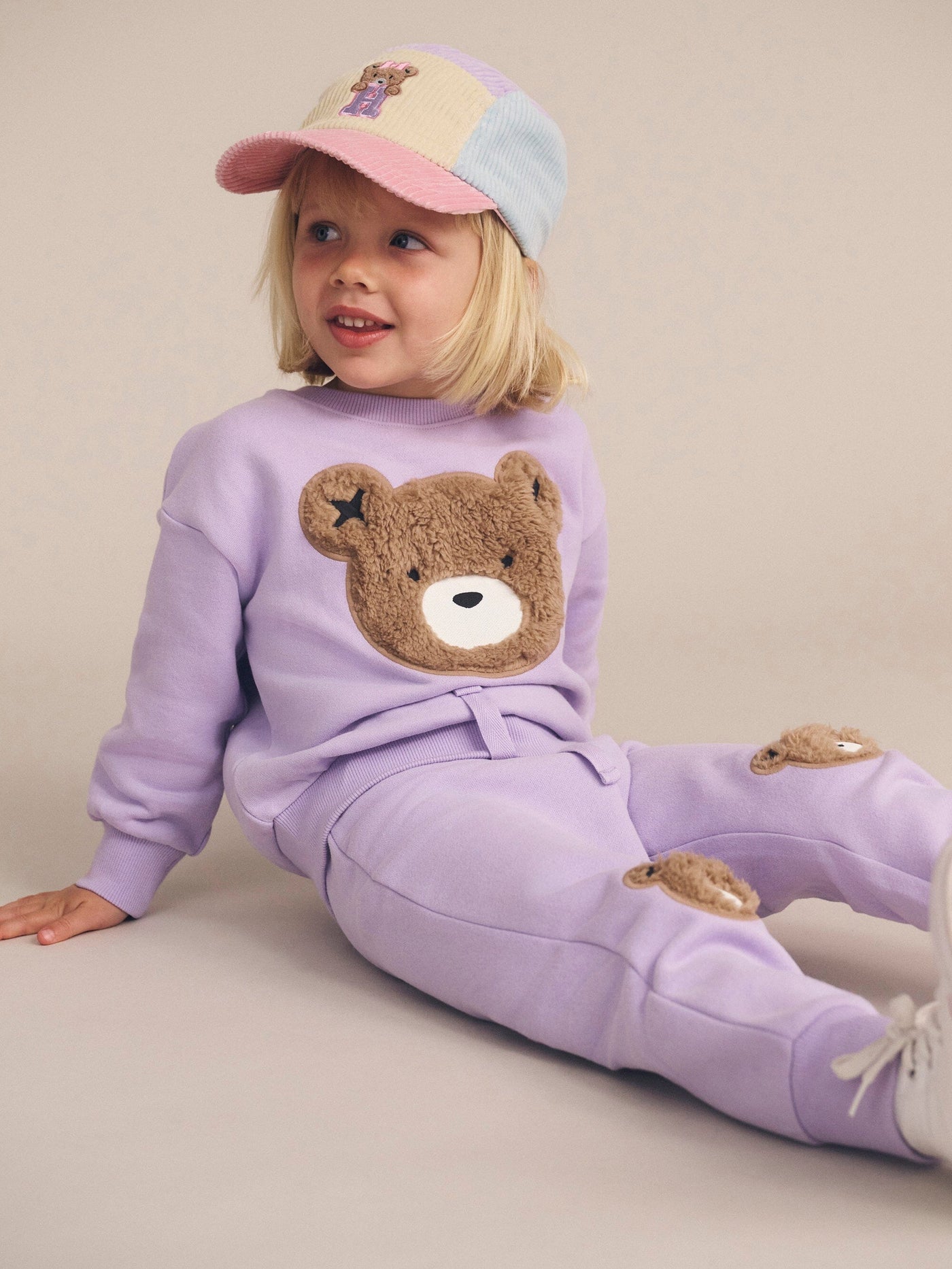 Huxbaby - Orchid Furry Huxbear Sweatshirt - HB3253W25 Jumper Huxbaby 