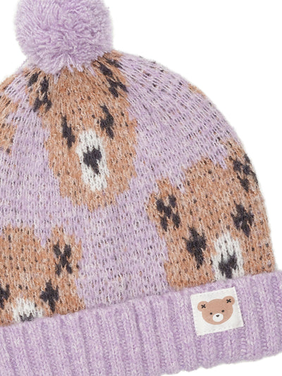 Huxbaby - Orchid Huxbear Knit Beanie - HB8183W25 Beanie Huxbaby 