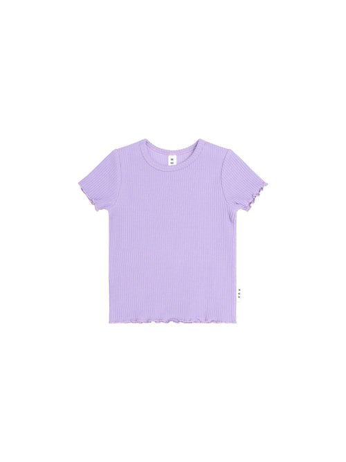 Huxbaby - Orchid Rib Tee | Orchid Purple