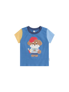 Huxbaby - Parisian Painter Pup Tee - HB2267S25