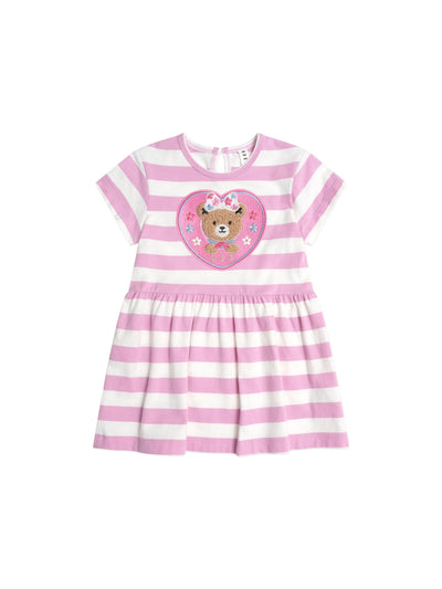 Huxbaby - Party Hearts Dress - HB1252S25 Short Sleeve Dress Huxbaby 