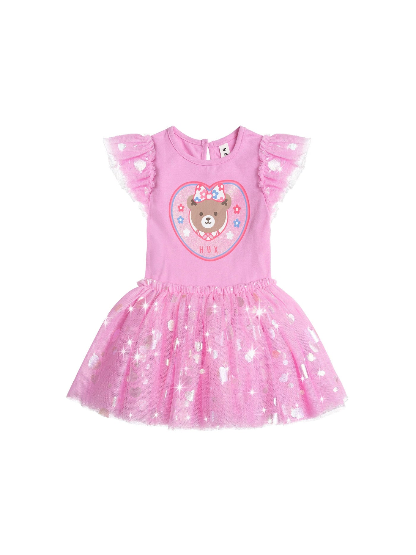 Huxbaby - Party Hearts Tulle Dress - HB1253S25 Tutu Dress Huxbaby 