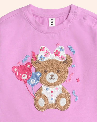 Huxbaby - Party Huxette Boxy Tee - HB2266S25 Short Sleeve T-Shirt Huxbaby 