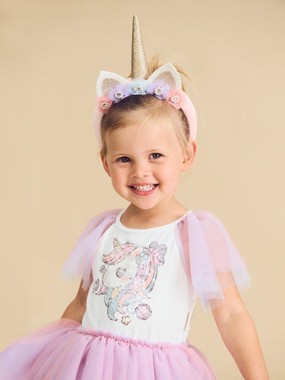 Huxbaby - Party Unicorn Headband - HB8279S24 Headband Huxbaby 