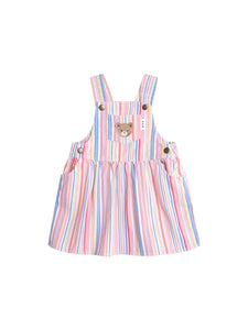 Huxbaby - Pastel Stripe Pinafore Dress - HB1036S25