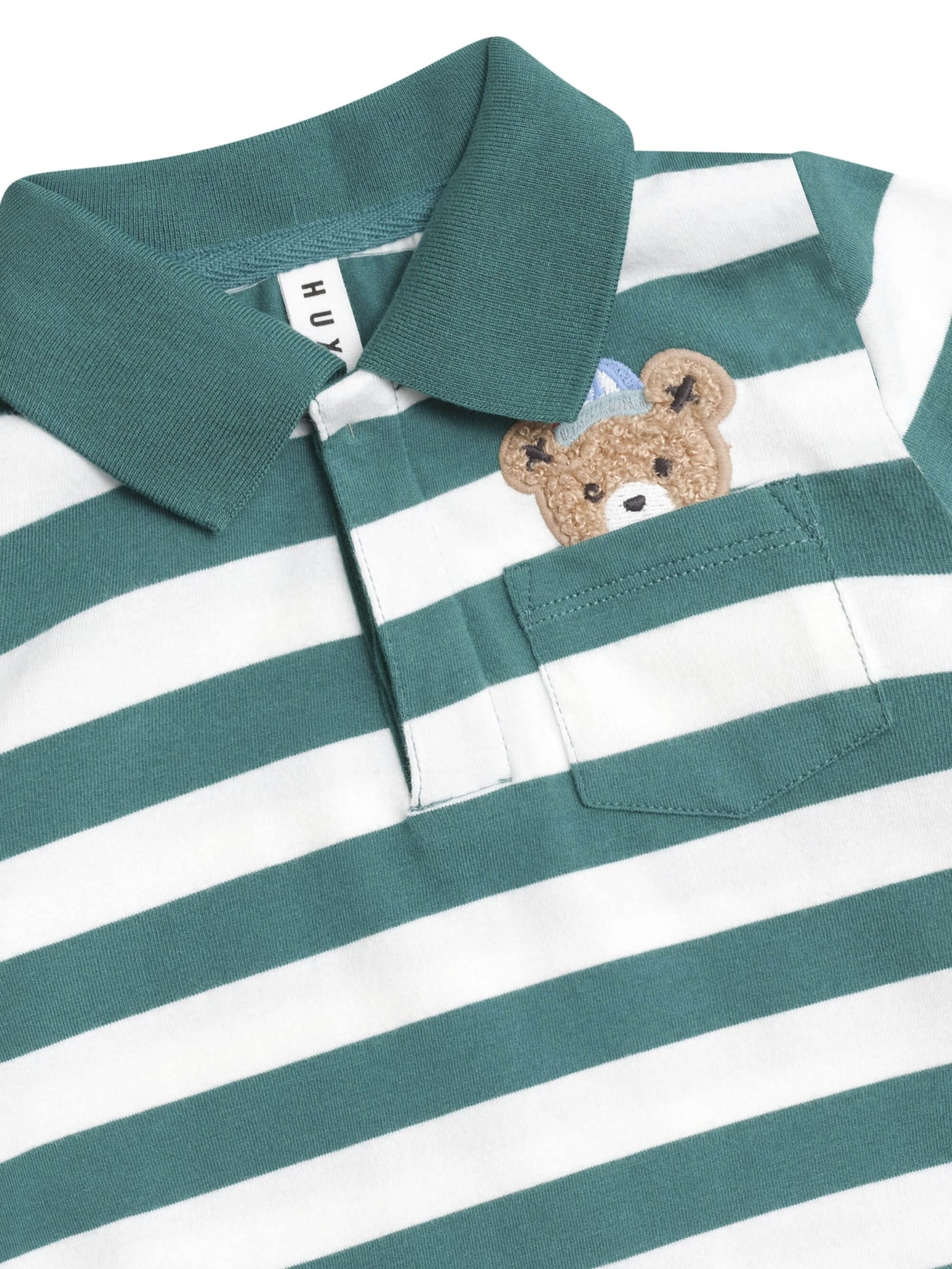 Huxbaby - Peekaboo Hux Polo Tee - HB2271S25 Short Sleeve Shirt Huxbaby 