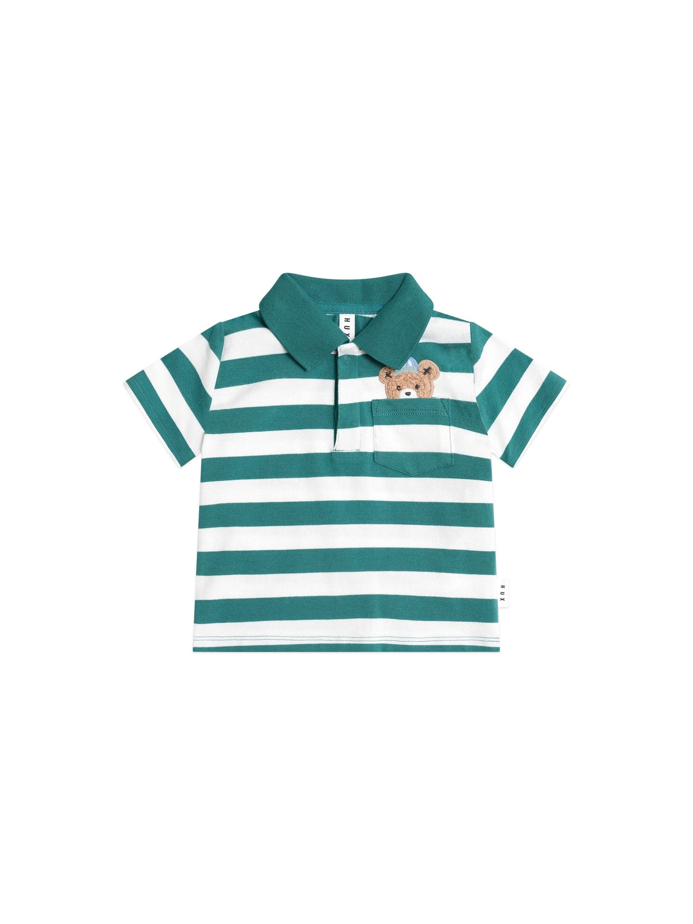 Huxbaby - Peekaboo Hux Polo Tee - HB2271S25 Short Sleeve Shirt Huxbaby 
