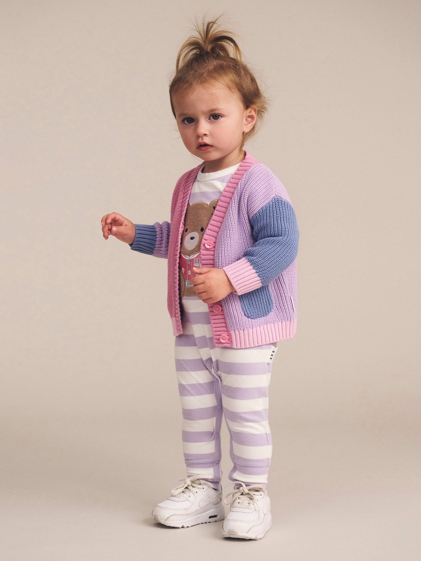 Huxbaby - Peeping Pocket Girl Cardi - HB5311W25 Caridgan Huxbaby 