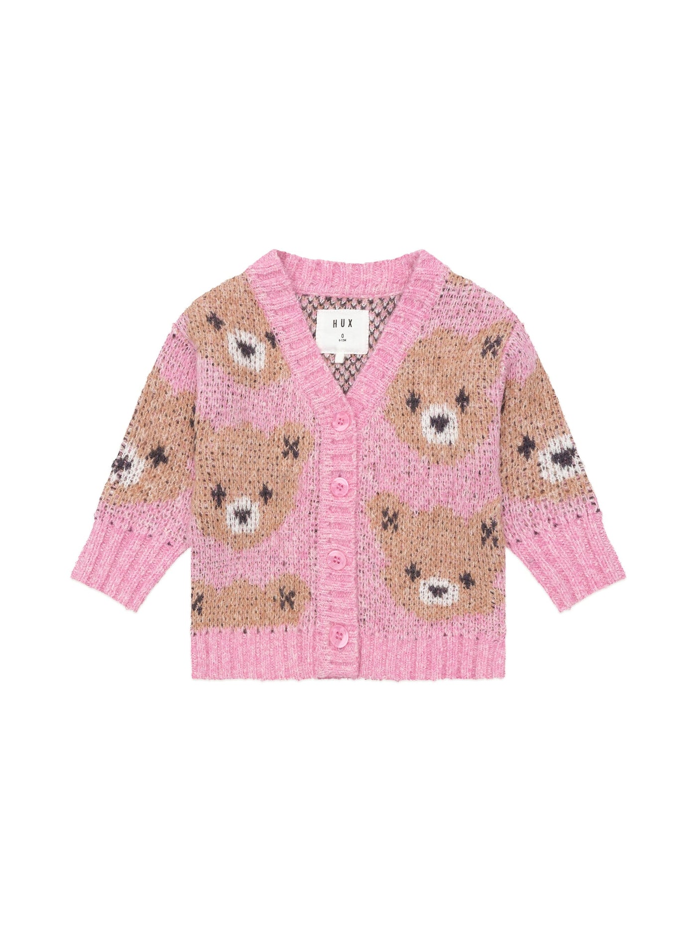 Huxbaby - Peony Huxbear Knit Cardi - HB51172W25 Cardigan Huxbaby 