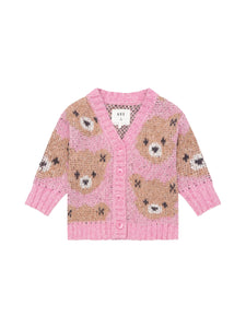 Huxbaby - Peony Huxbear Knit Cardi - HB51172W25