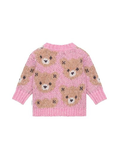 Huxbaby - Peony Huxbear Knit Cardi - HB51172W25 Cardigan Huxbaby 