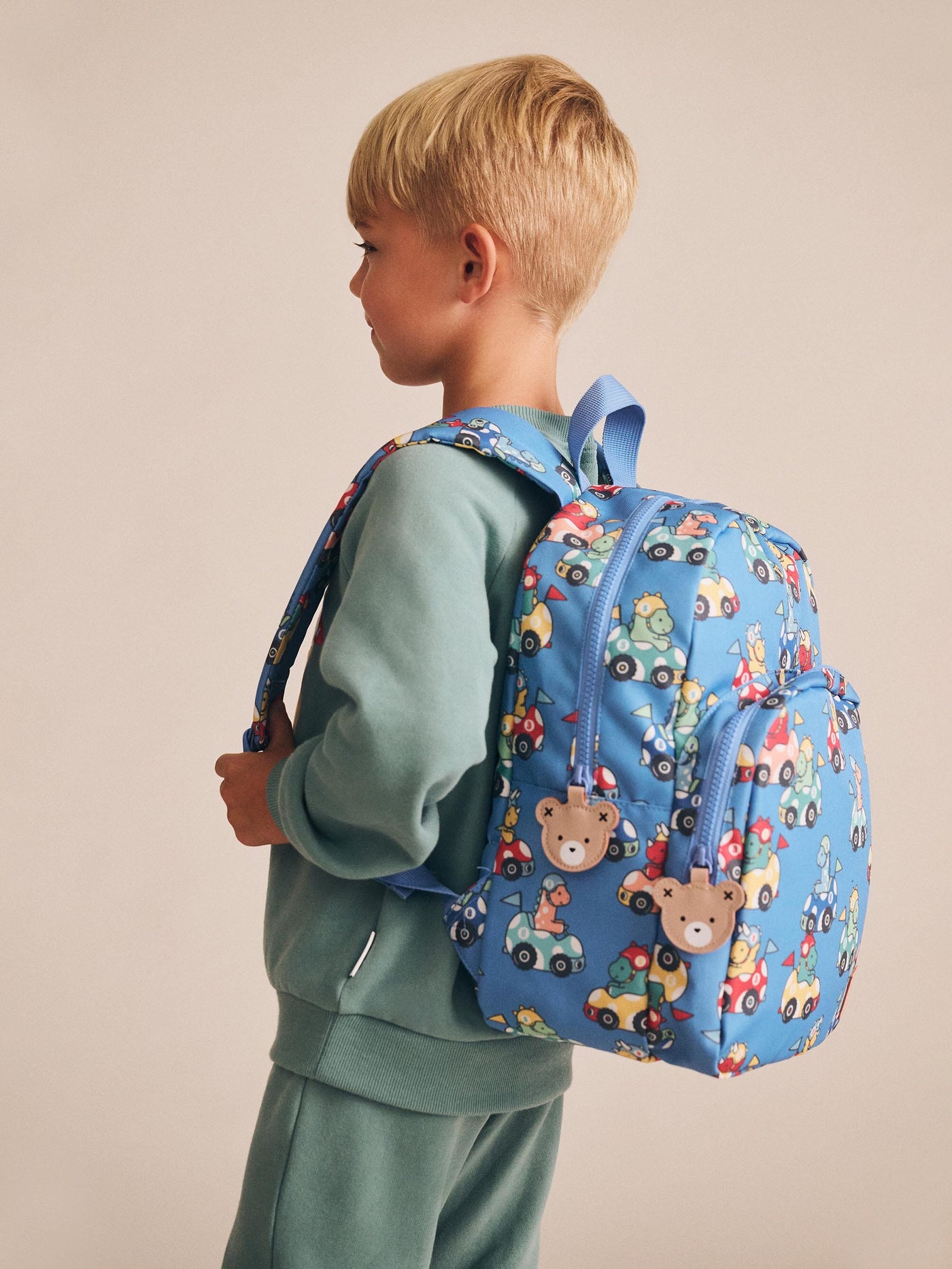 Huxbaby - Perfect Backpack Dino Car - HB8010S25 Backpacks Huxbaby 