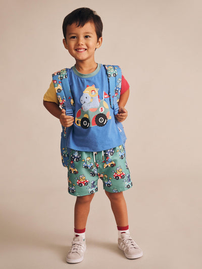 Huxbaby - Perfect Backpack Dino Car - HB8010S25 Backpacks Huxbaby 