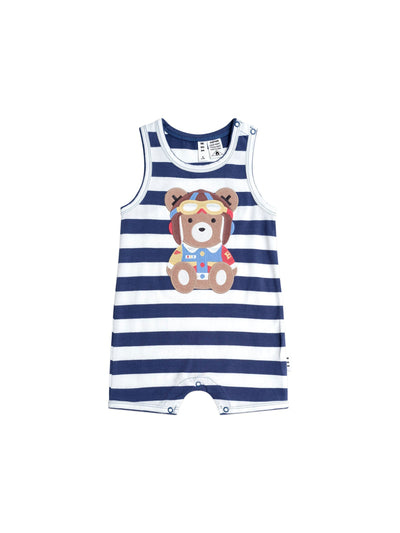 Huxbaby - Pilot Huxbear Romper - HB0024S25 Romper Huxbaby 