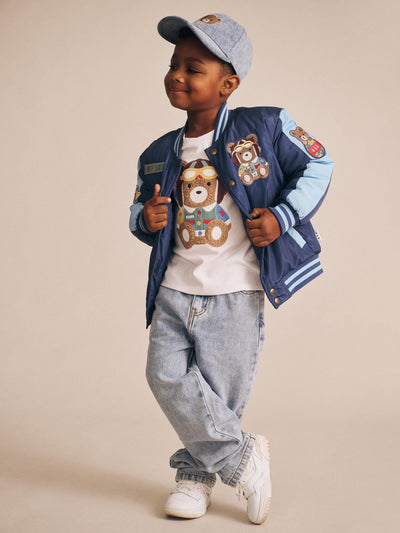 Huxbaby - Pilot Huxbear Tee - HB2112S25 Short Sleeve T-Shirt Huxbaby 