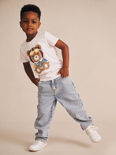 Huxbaby - Pilot Huxbear Tee - HB2112S25 Short Sleeve T-Shirt Huxbaby 