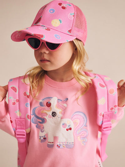 Huxbaby - Pink Fruit Emoji Cap - HB8006S25 Caps Huxbaby 