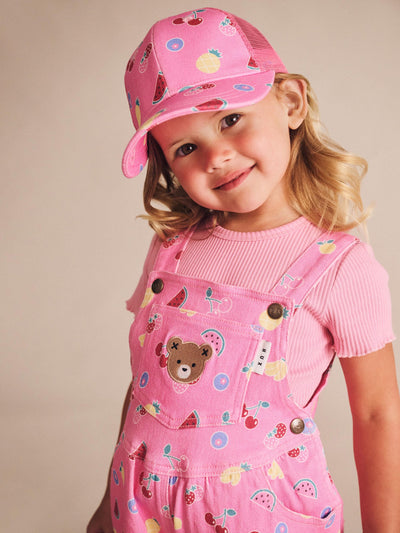 Huxbaby - Pink Fruit Emoji Cap - HB8006S25 Caps Huxbaby 