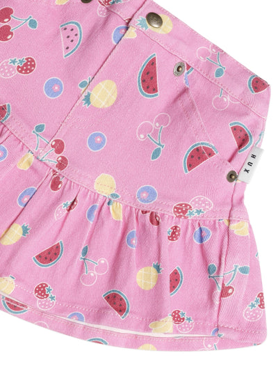 Huxbaby - Pink Fruit Emoji Frilly Skirt - HB1136S25 Skirts Huxbaby 