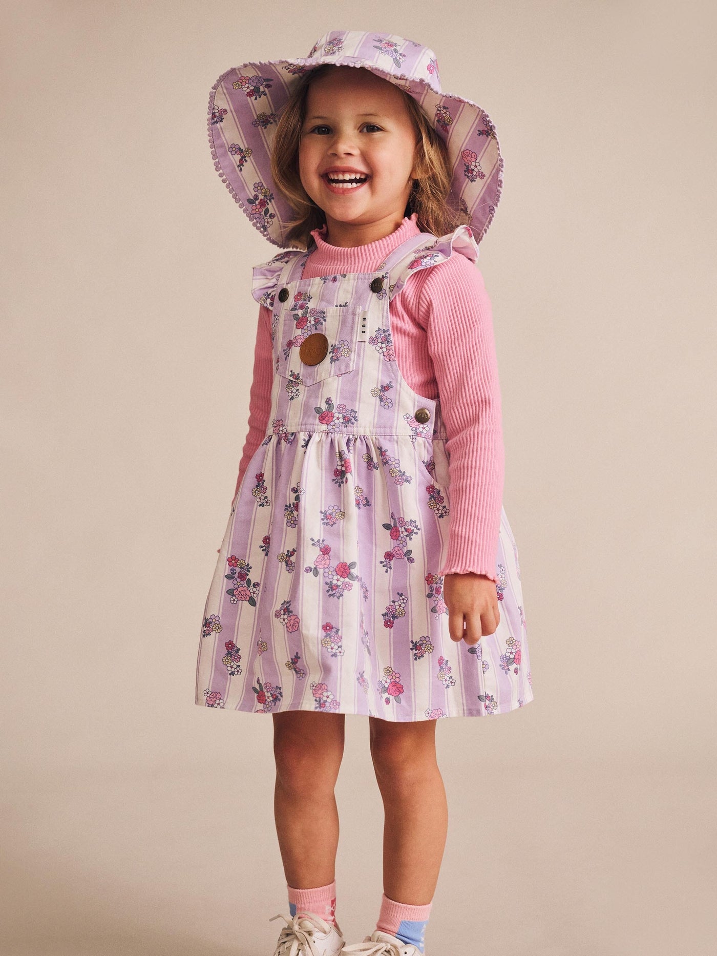 Huxbaby - Pink Rib Skivvy - HB2107S25 Long Sleeve Top Huxbaby 