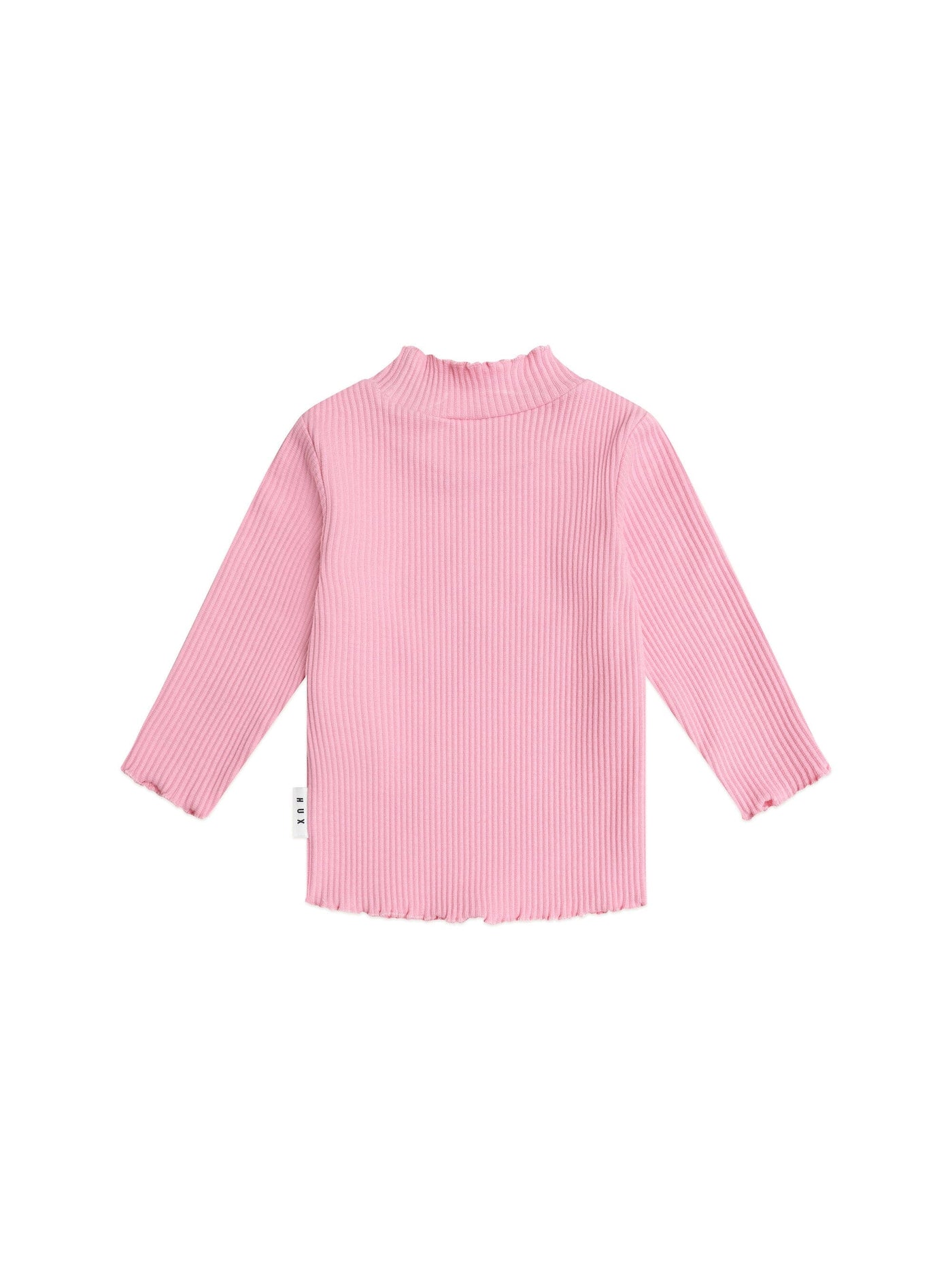 Huxbaby - Pink Rib Skivvy - HB2107S25 Long Sleeve Top Huxbaby 