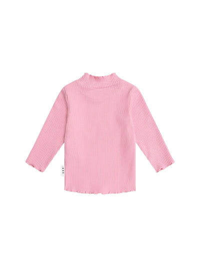 Huxbaby - Pink Rib Skivvy - HB2107S25 Long Sleeve Top Huxbaby 