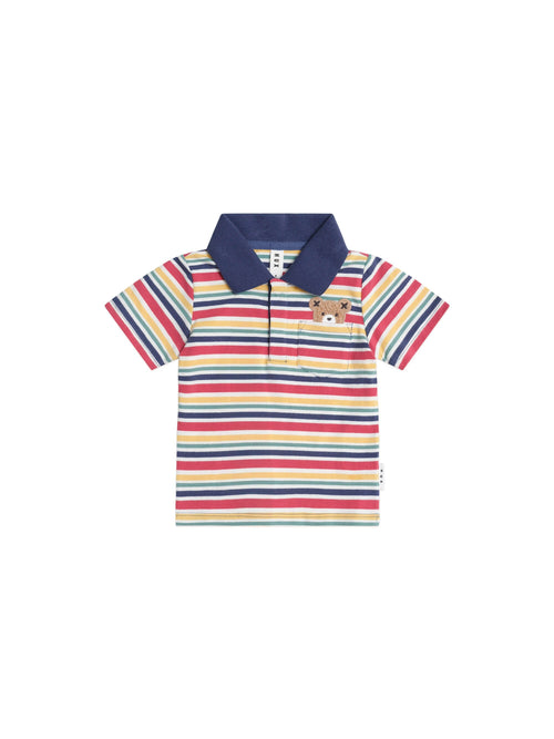 Huxbaby - Polo Tee Vintage Stripe - HB2123S25