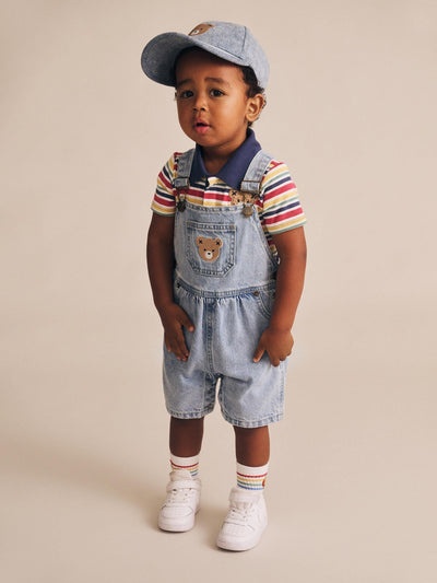 Huxbaby - Polo Tee Vintage Stripe - HB2123S25 Short Sleeve Shirt Huxbaby 
