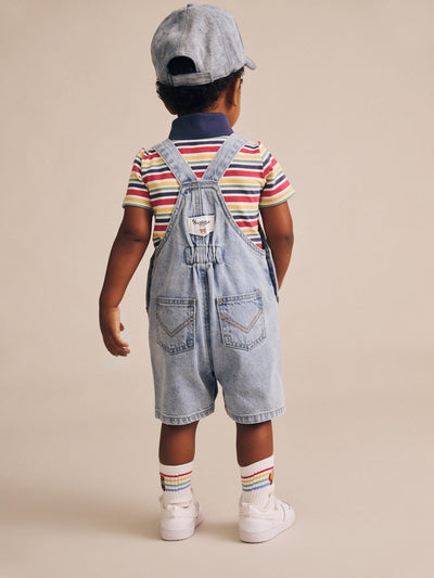 Huxbaby - Polo Tee Vintage Stripe - HB2123S25 Short Sleeve Shirt Huxbaby 