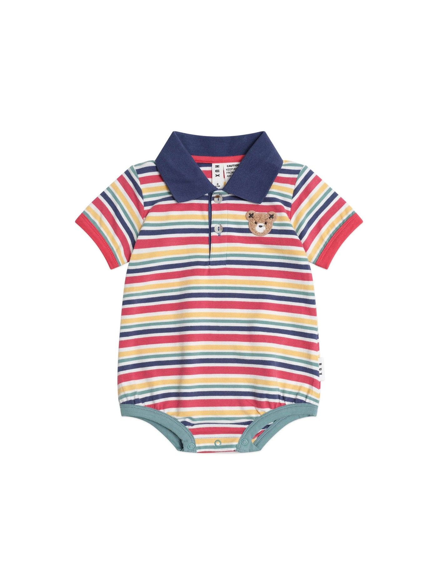 Huxbaby - Preppy Polo Romper - HB0023S25 Romper Huxbaby 