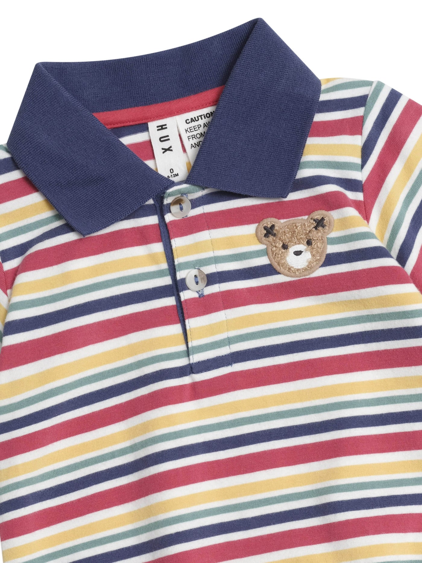 Huxbaby - Preppy Polo Romper - HB0023S25 Romper Huxbaby 