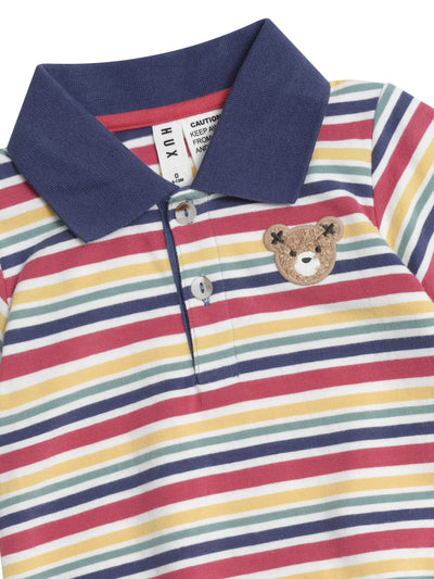Huxbaby - Preppy Polo Romper - HB0023S25 Romper Huxbaby 