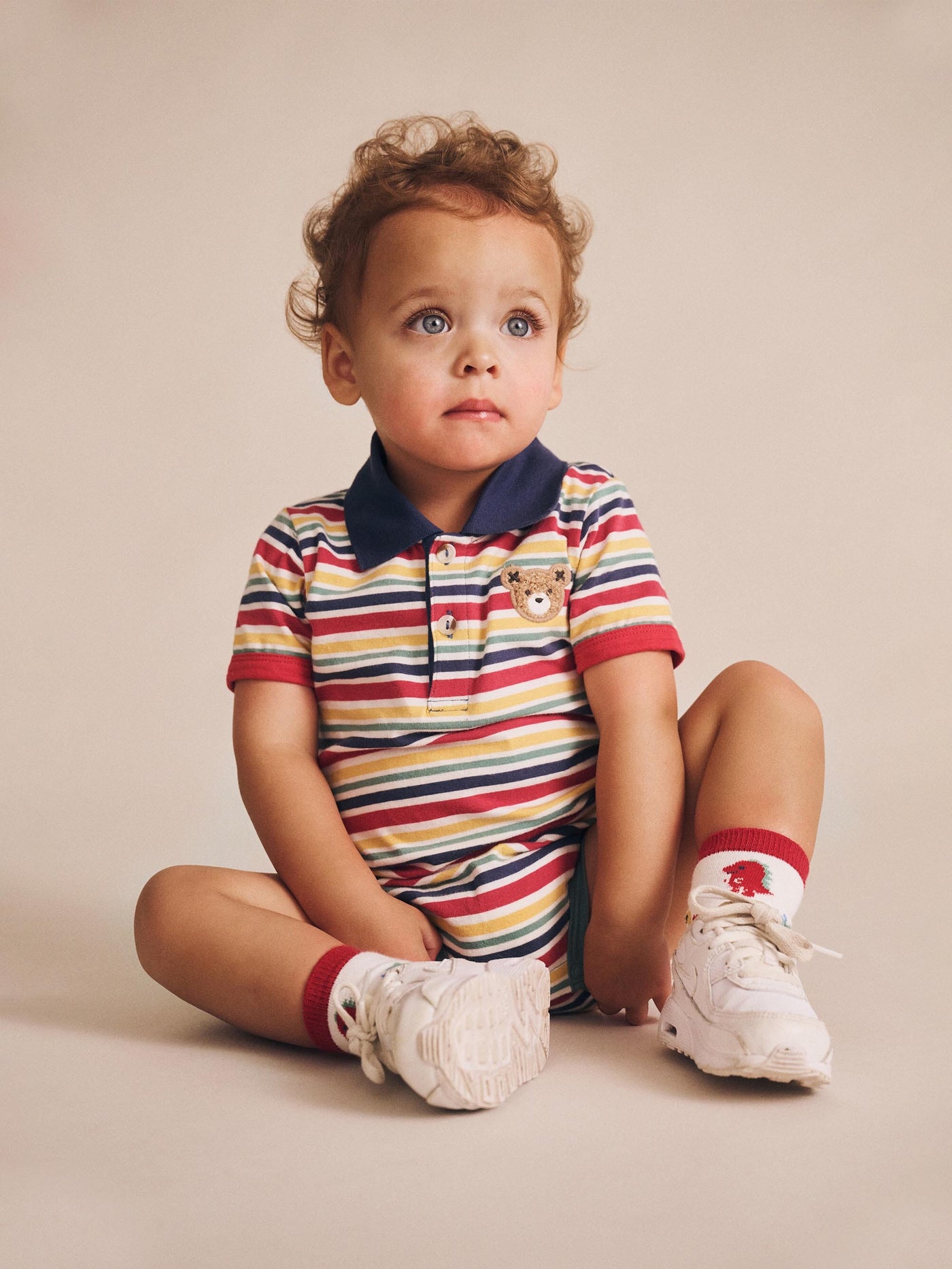 Huxbaby - Preppy Polo Romper - HB0023S25 Romper Huxbaby 