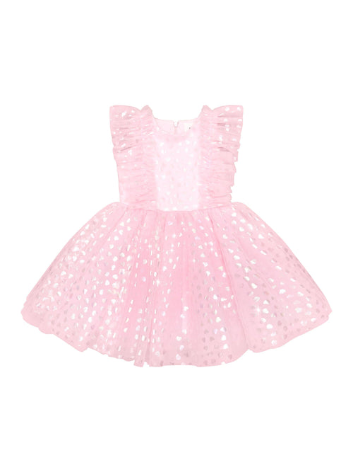 Huxbaby - Princess Glitter Hearts Dress - HB1282S24