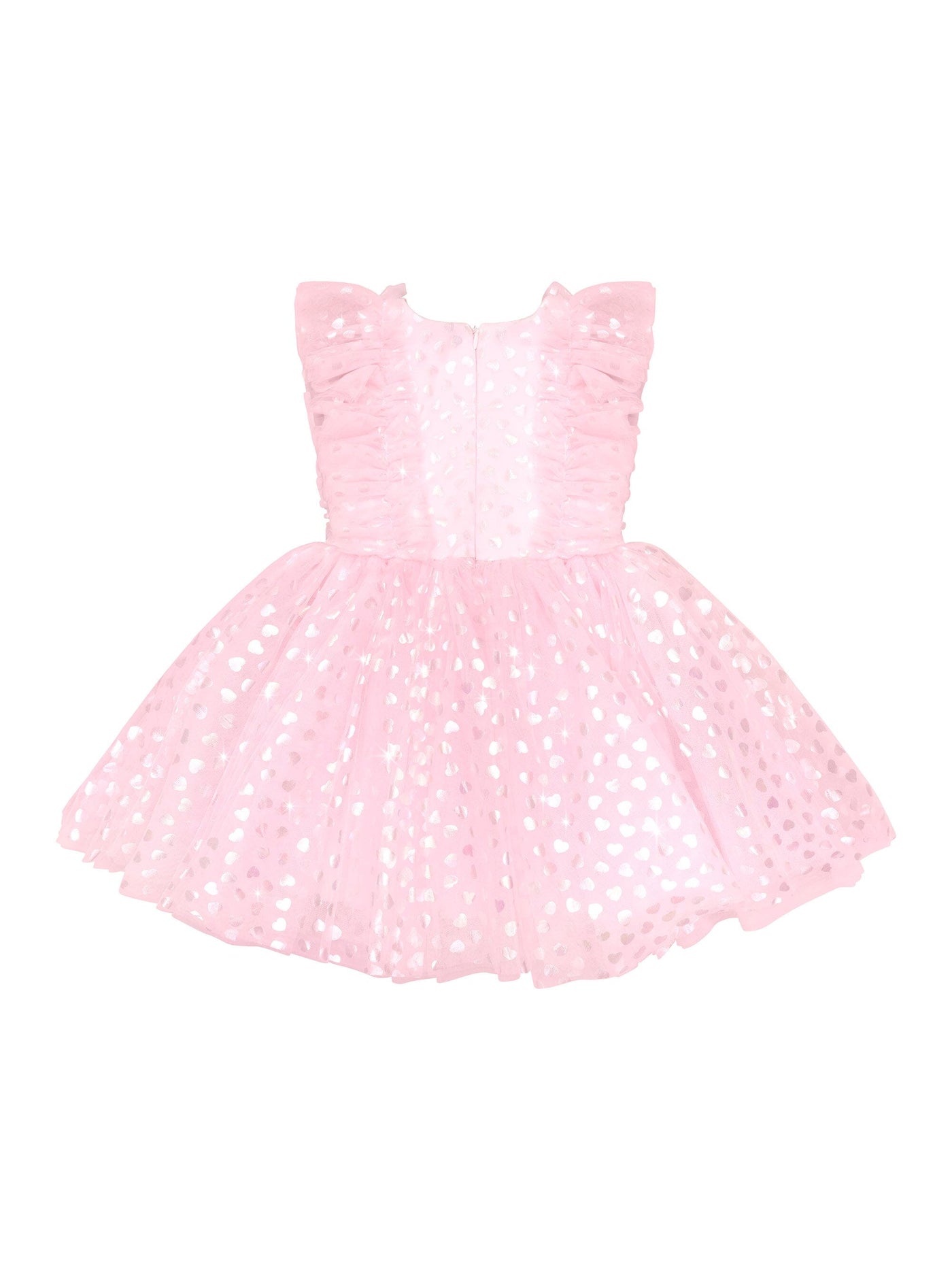 Huxbaby - Princess Glitter Hearts Dress - HB1282S24 Tutu Dress Huxbaby 