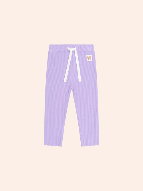 Huxbaby - Purple Rib Legging | Orchid Purple