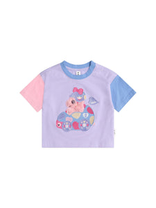 Huxbaby - Racer Dino Boxy Tee Pastel - HB2103S25