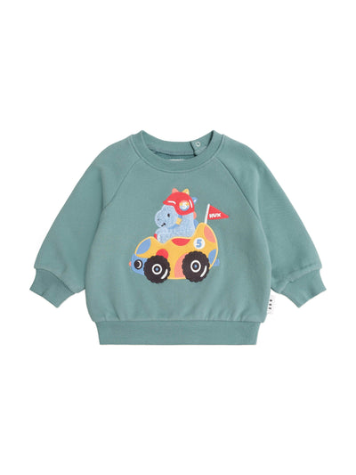 Huxbaby - Racer Dino Sweatshirt - HB3081S25 Jumper Huxbaby 