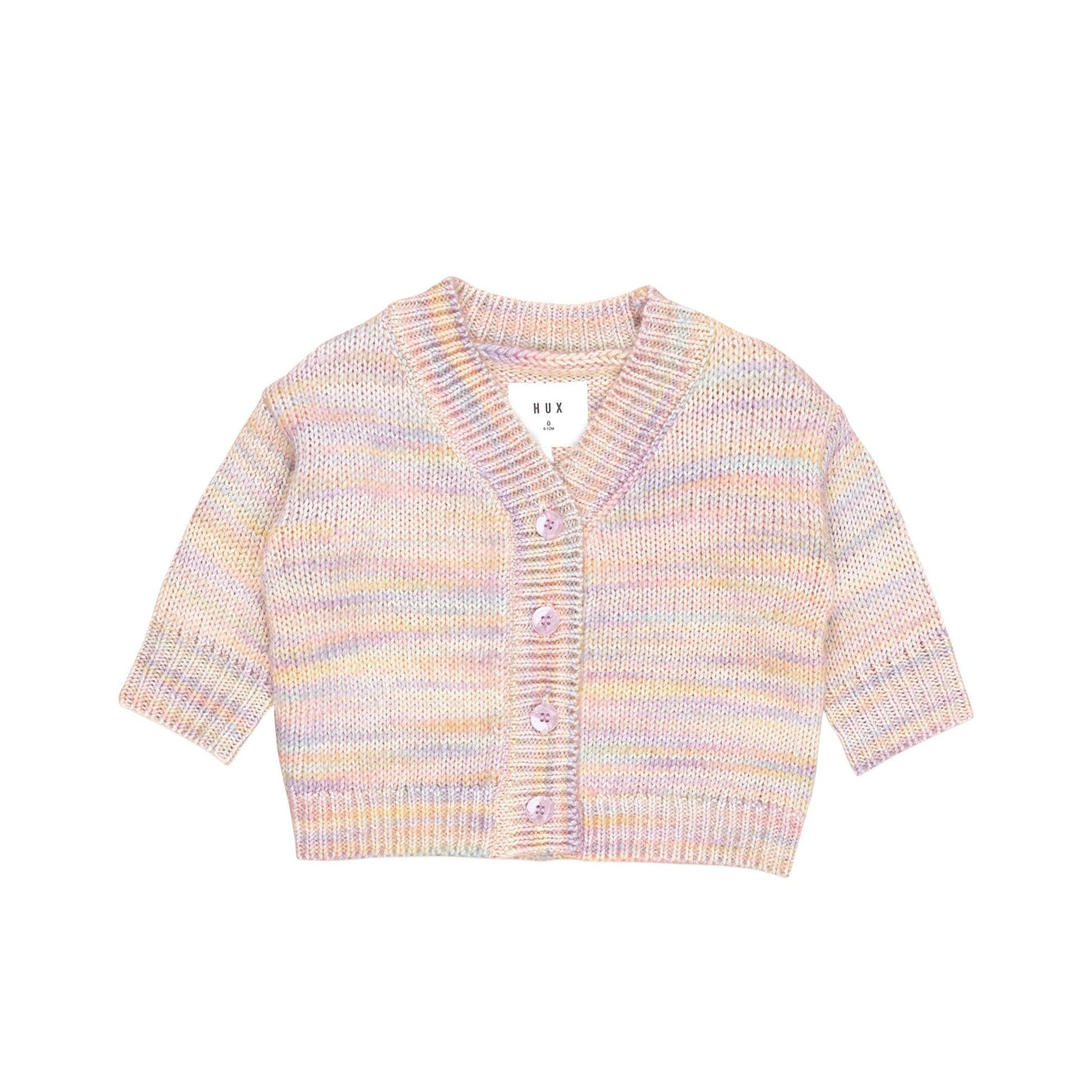 Huxbaby Rainbow Boxy Cardi HB5085W24 Cardigan Huxbaby 