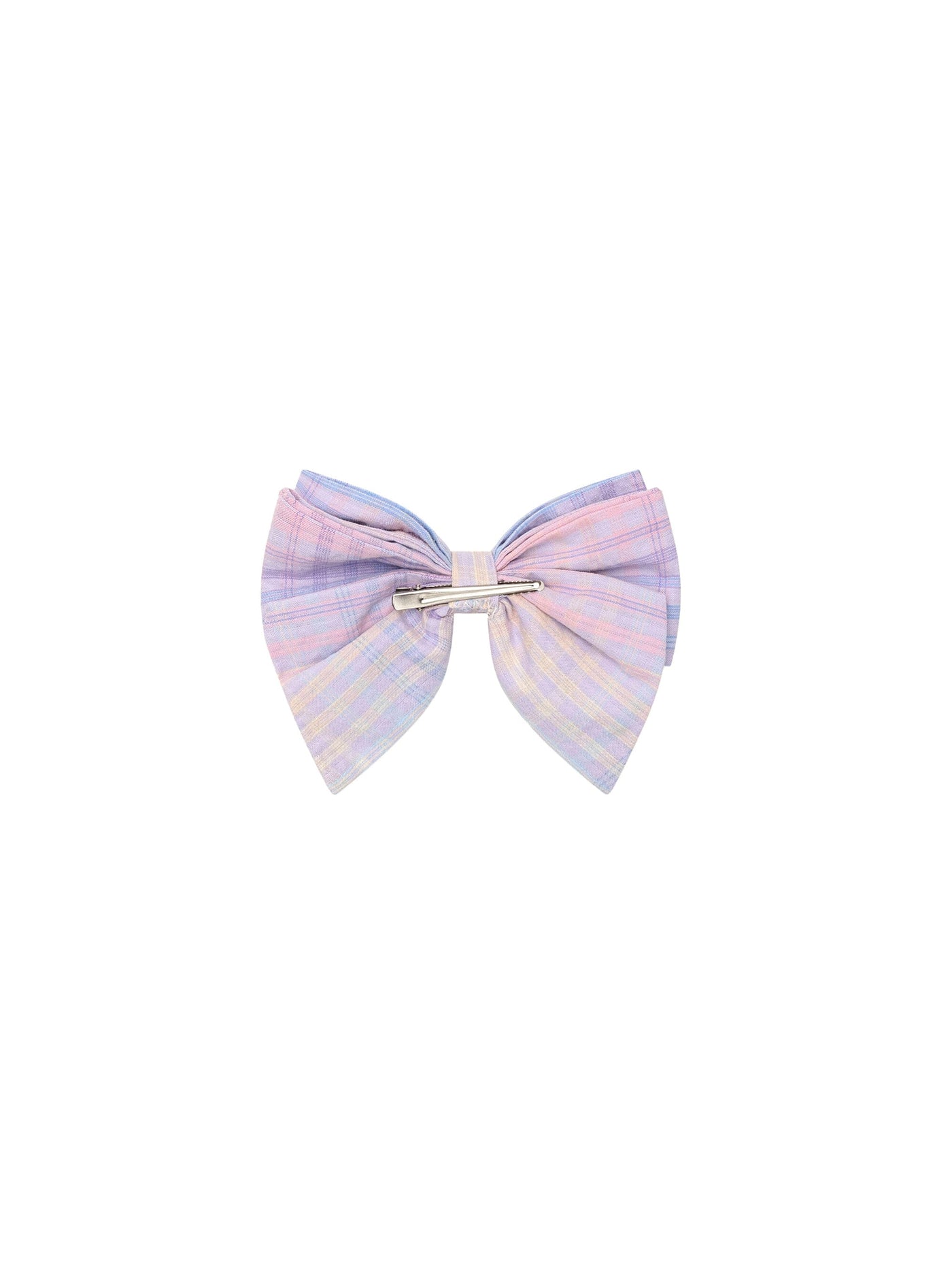 Huxbaby - Rainbow Check Bow - HB8207W25 Hair Bows Huxbaby 