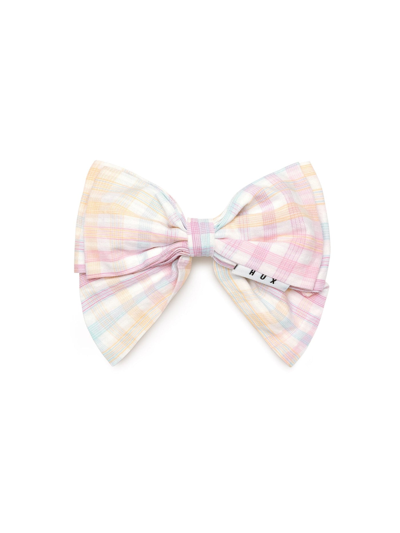 Huxbaby - Rainbow Check Hair Bow - HB8286S24 Hair Bows Huxbaby 