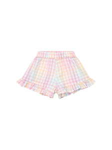 Huxbaby - Rainbow Check Skort - HB6226S24