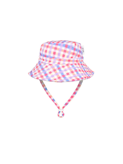 Huxbaby - Rainbow Check Swim Hat - HB7288S25